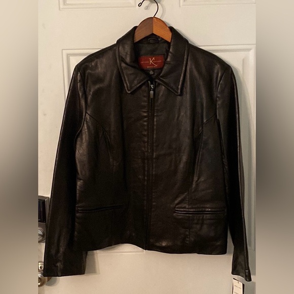NWT Katiana Couture 100% Leather Jacket - Picture 1 of 12